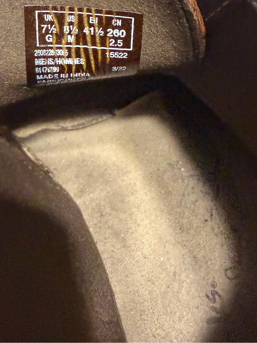 Clark’s Originals Bushacre Brown Leather Chukka Boot Size 8.5